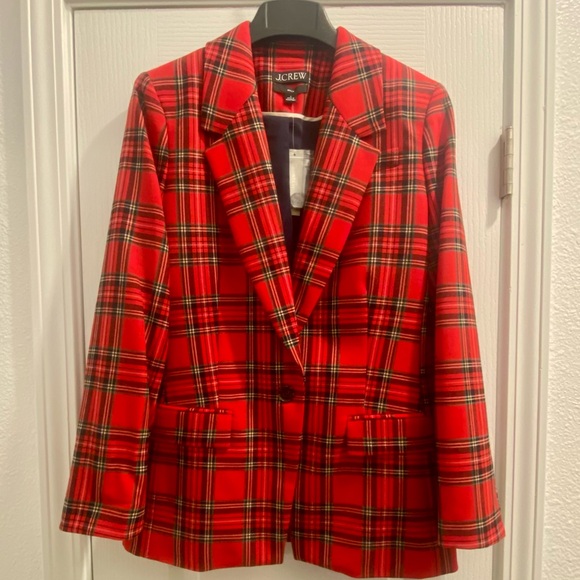J.Crew Willa Blazer in Good Tidings Sz6 - Picture 3 of 4